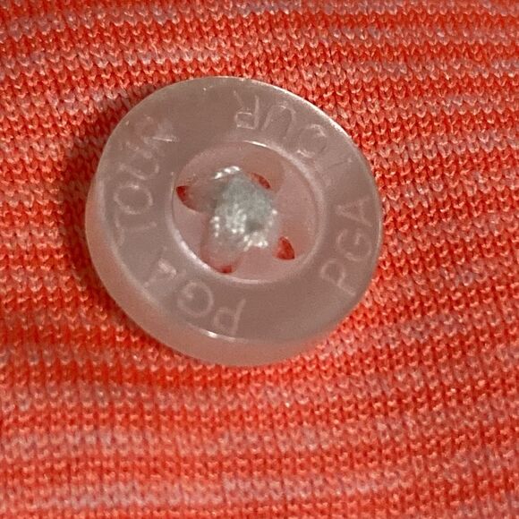 PGA TOUR Airflux Coral Polo Golf Tennis Athletic Short Sleeve Shirt Mens XL - Picture 9 of 12